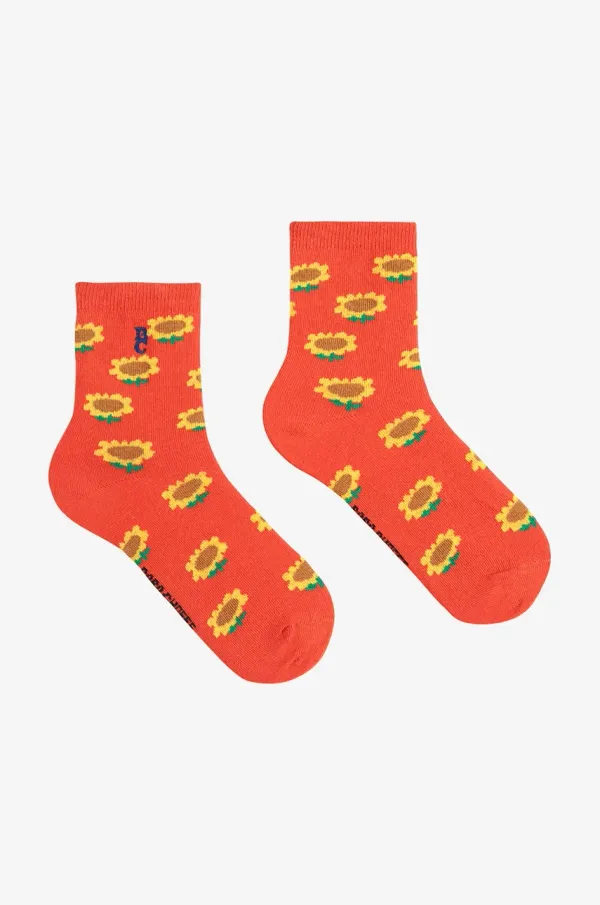 Bobo Choses Otroške nogavice Bobo Choses Sunflower oranžna barva, 125AI007