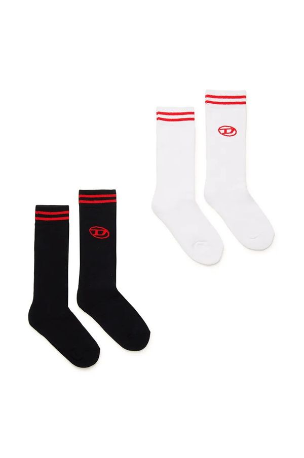 Diesel Otroške nogavice Diesel ZANICBIPACK SOCKS 2-pack črna barva, J02075