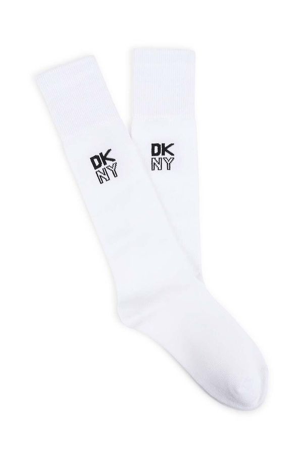 DKNY Otroške nogavice Dkny bela barva