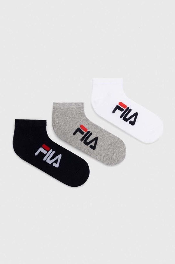 Fila Otroške nogavice Fila 3-pack bela barva