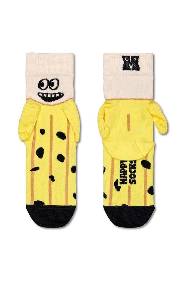 Happy Socks Otroške nogavice Happy Socks Kids Banana Sock rumena barva