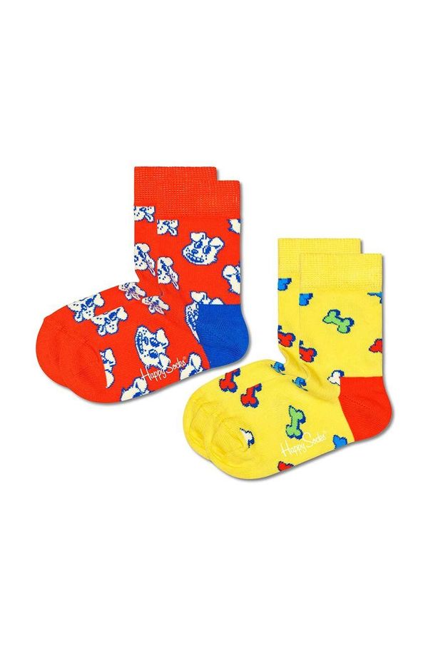 Happy Socks Otroške nogavice Happy Socks Kids Dog & Bone 2-pack