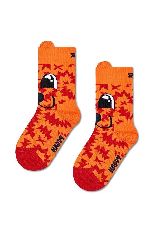 Happy Socks Otroške nogavice Happy Socks Kids Fox Sock oranžna barva, P001436