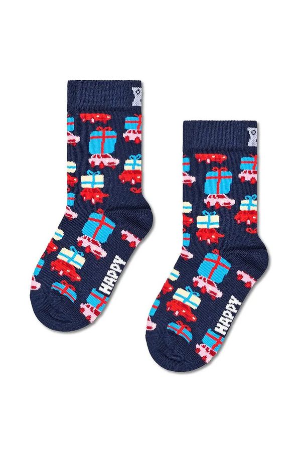 Happy Socks Otroške nogavice Happy Socks Kids Holiday Shopping Sock mornarsko modra barva, P001693