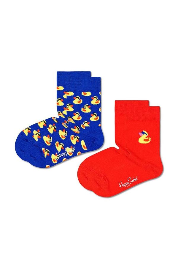 Happy Socks Otroške nogavice Happy Socks Kids Rubberduck 2-pack