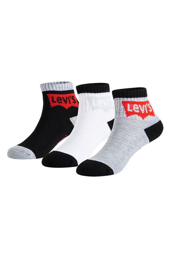 Levi's Otroške nogavice Levi's črna barva