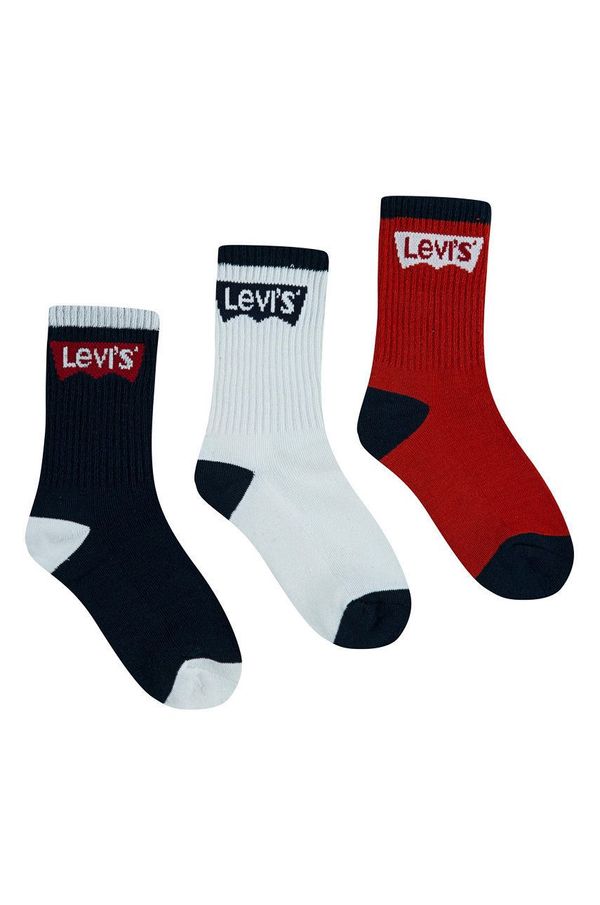 Levi's Otroške nogavice Levi's mornarsko modra barva