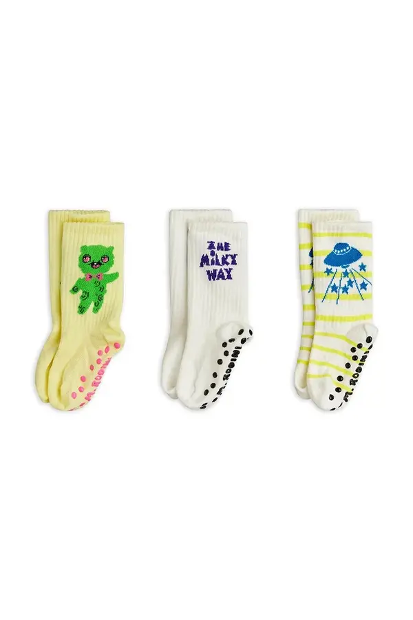 Mini Rodini Otroške nogavice Mini Rodini The milky way 3-pack