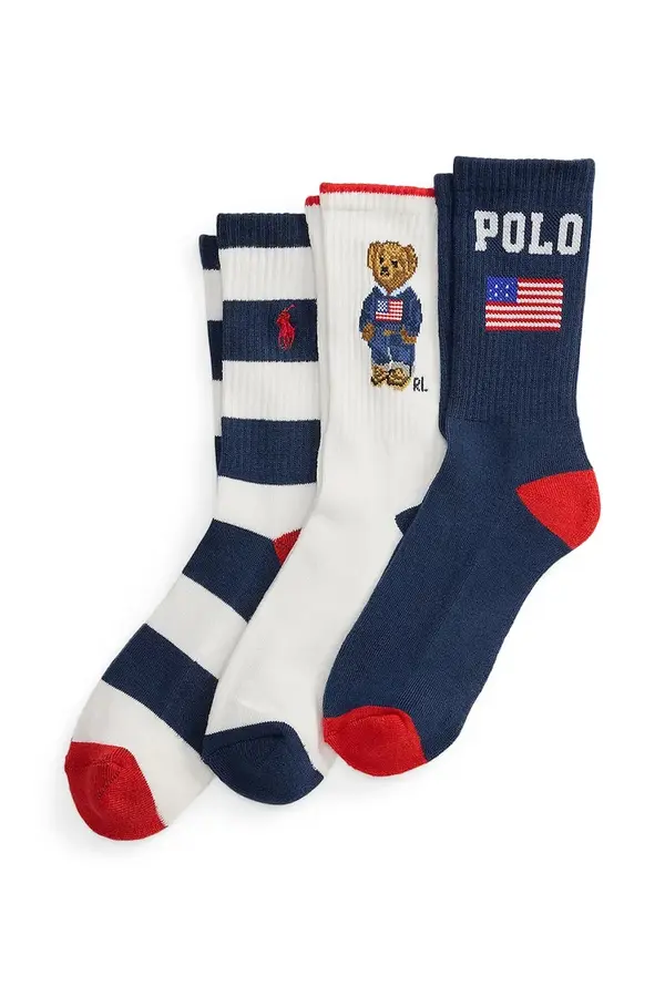 Polo Ralph Lauren Otroške nogavice Polo Ralph Lauren 3-pack