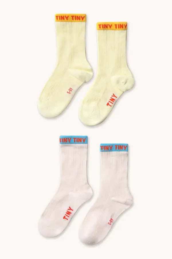 Tinycottons Otroške nogavice Tinycottons TINY MEDIUM SOCKS 2-pack