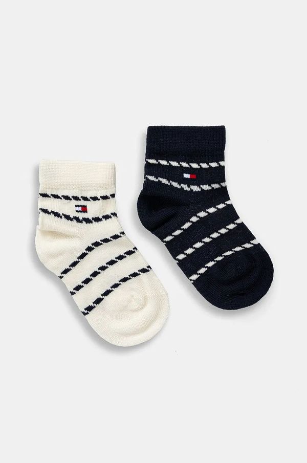 Tommy Hilfiger Otroške nogavice Tommy Hilfiger 2-pack mornarsko modra barva, 701229883