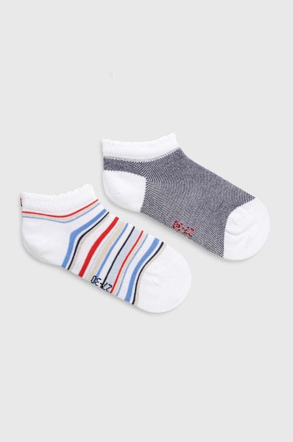 Tommy Hilfiger Otroške nogavice Tommy Hilfiger 2-pack siva barva