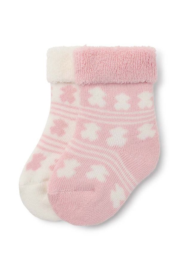 Tous Otroške nogavice Tous SSocks 2-pack roza barva, SSocks.2104