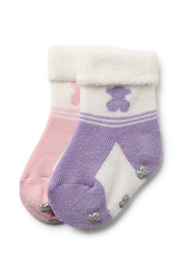 Tous Otroške nogavice Tous SSocks 2-pack roza barva, SSocks.2105