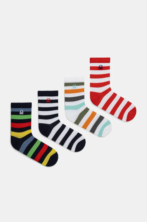 United Colors of Benetton Otroške nogavice United Colors of Benetton 4-pack 6AO307048