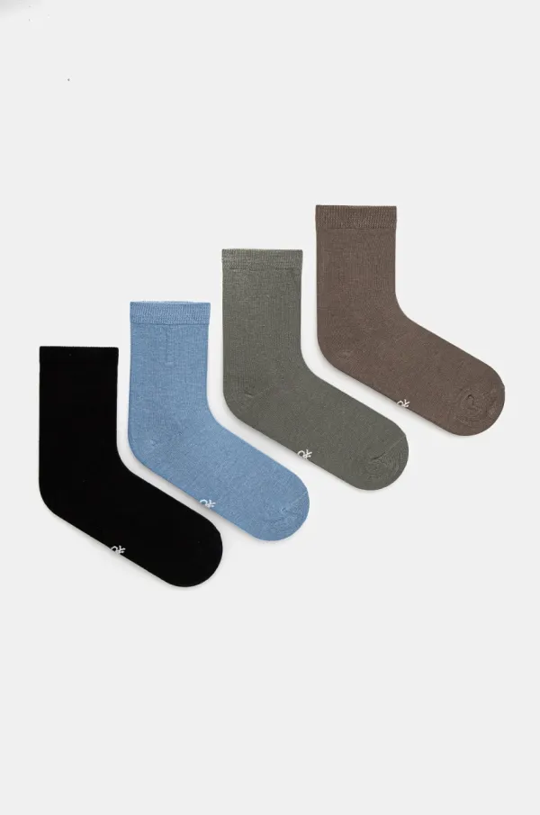 United Colors of Benetton Otroške nogavice United Colors of Benetton 4-pack 6GRD07028