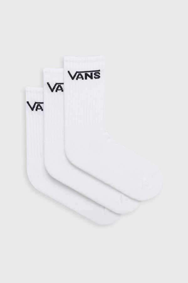 Vans Otroške nogavice Vans CLASSIC VANS CREW SOCK 3-pack bela barva