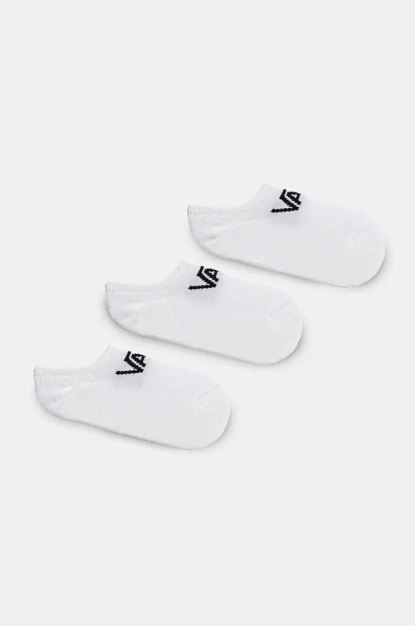 Vans Otroške nogavice Vans VANS CLASSIC KICK SOCK ROX 3-pack bela barva, VN000EZ5WHT1