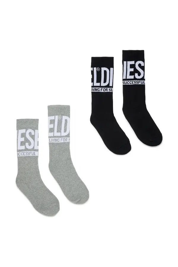Diesel Otroške nogavičke z bombažem Diesel SKM-ZRAYBIPACK SOCKS 2-pack