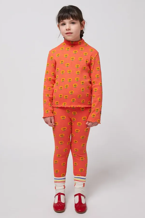 Bobo Choses Otroške pajkice Bobo Choses Sunflower oranžna barva, 125AC075