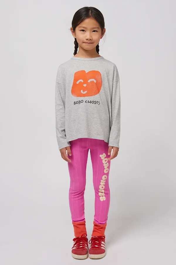 Bobo Choses Otroške pajkice Bobo Choses Wavy roza barva, 125AC074