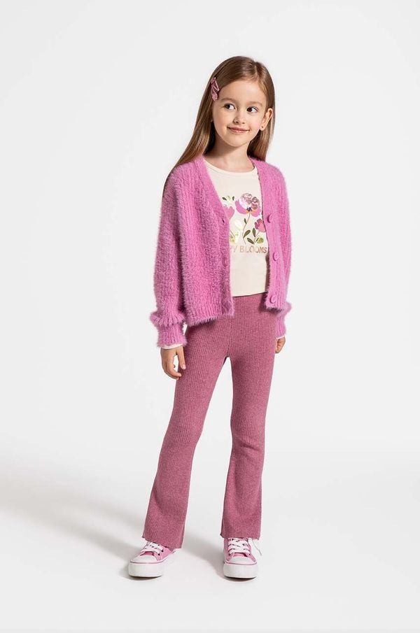 Coccodrillo Otroške pajkice Coccodrillo roza barva, MYSTIC NATURE GIRL KIDS