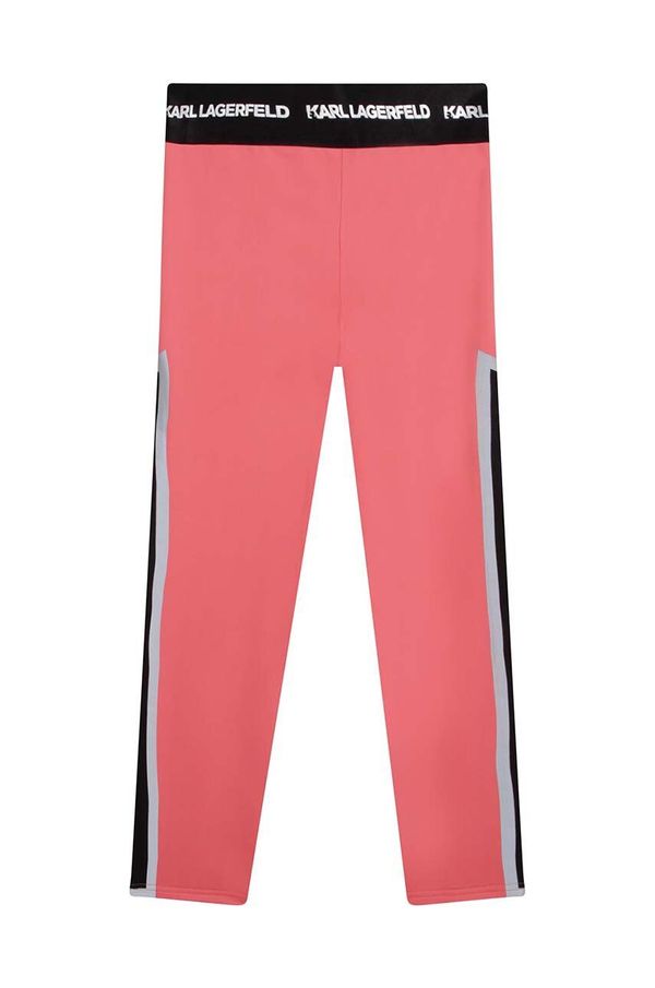 Karl Lagerfeld Otroške pajkice Karl Lagerfeld roza barva