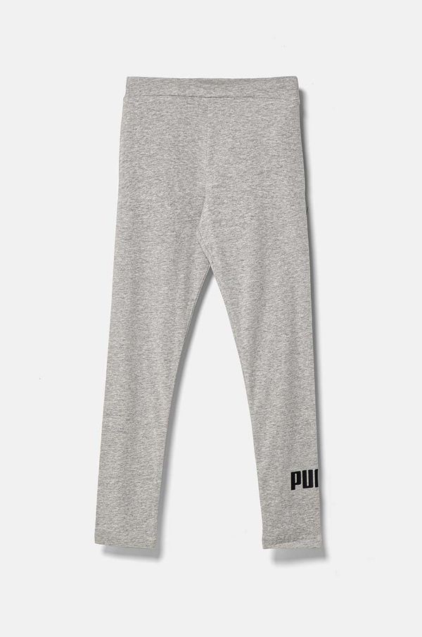 Puma Otroške pajkice Puma ESS Logo Leggings G siva barva