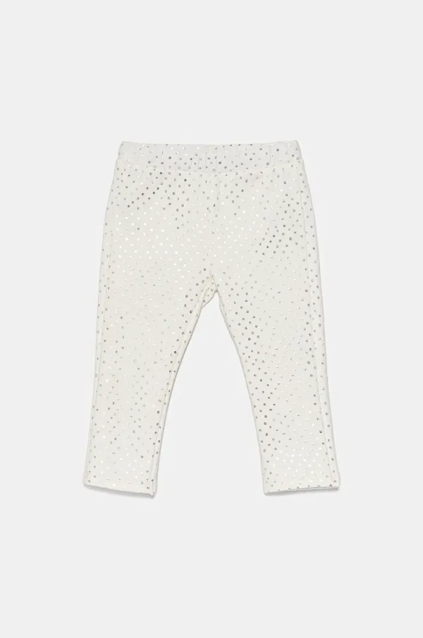 United Colors of Benetton Otroške pajkice United Colors of Benetton bela barva, 3S73GF04C