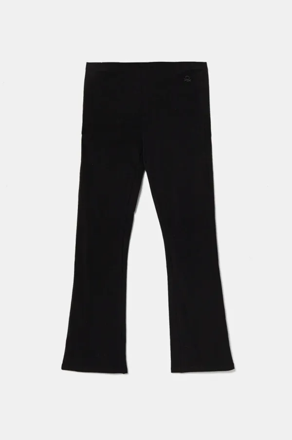 United Colors of Benetton Otroške pajkice United Colors of Benetton črna barva, 3MT1CF037