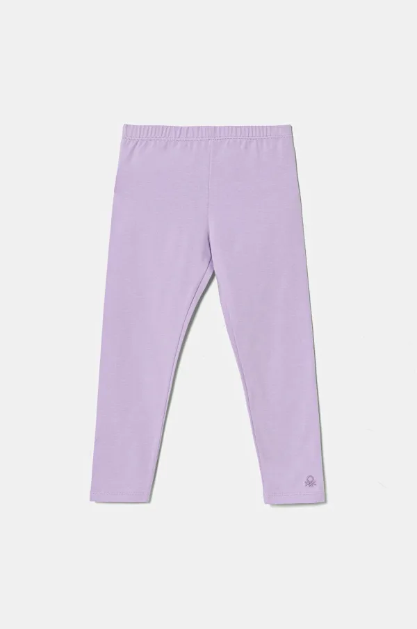 United Colors of Benetton Otroške pajkice United Colors of Benetton vijolična barva, 3MT1GF01L