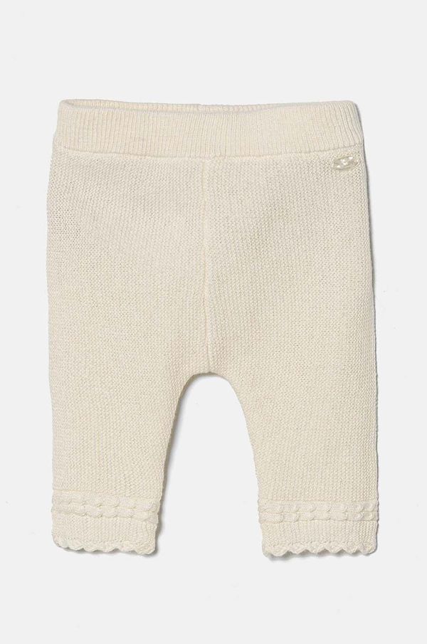 TARTINE ET CHOCOLAT Otroške pajkice z mešanico volne Tartine et Chocolat bež barva, TZ22010