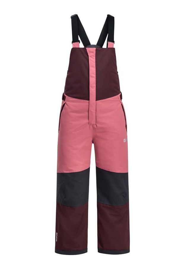 Jack Wolfskin Otroške smučarske hlače Jack Wolfskin ACTAMIC 2L INS BIB roza barva
