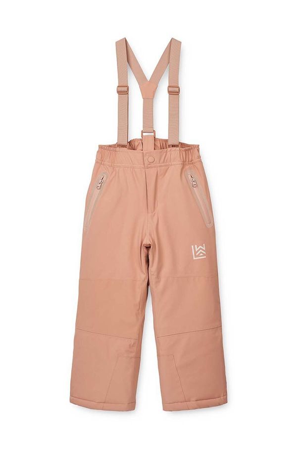 Liewood Otroške smučarske hlače Liewood oranžna barva