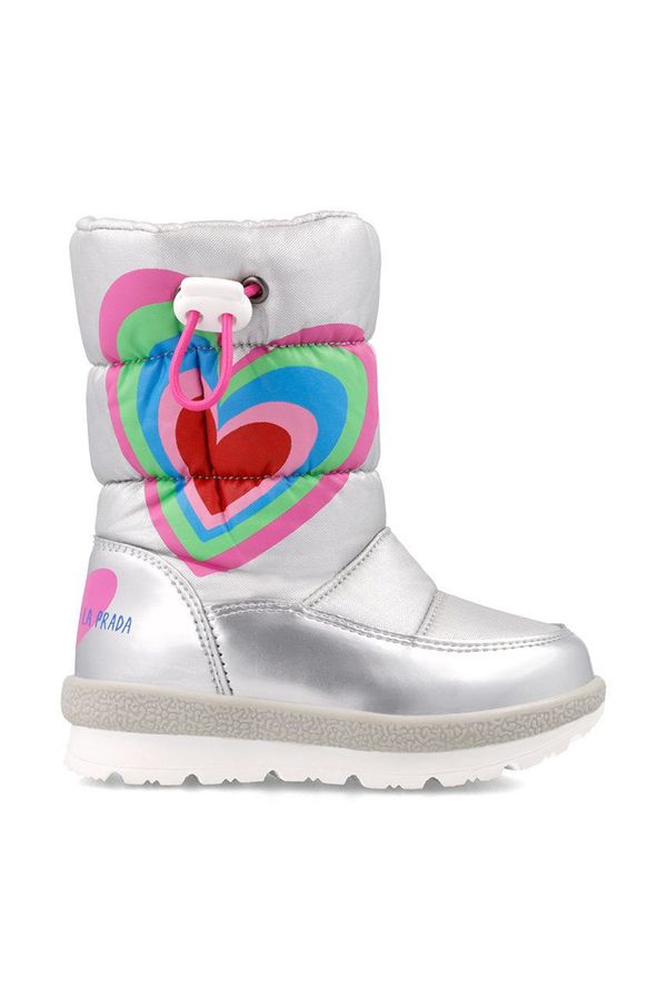 Agatha Ruiz de la Prada Otroške snežke Agatha Ruiz de la Prada srebrna barva