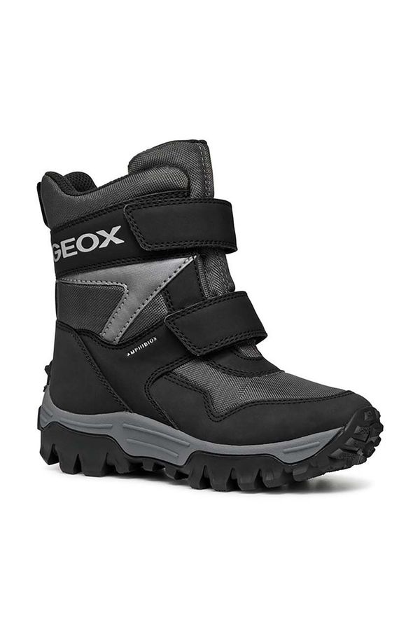 Geox Otroške snežke Geox HIMALAYA ABX siva barva, J46FRE.0FU50