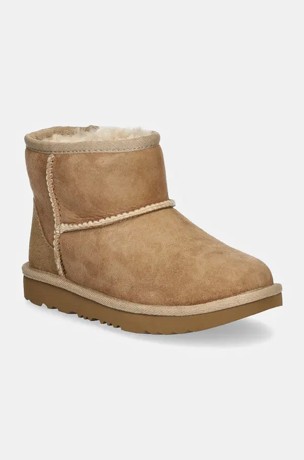UGG Otroške snežke iz semiša UGG Classic Mini II