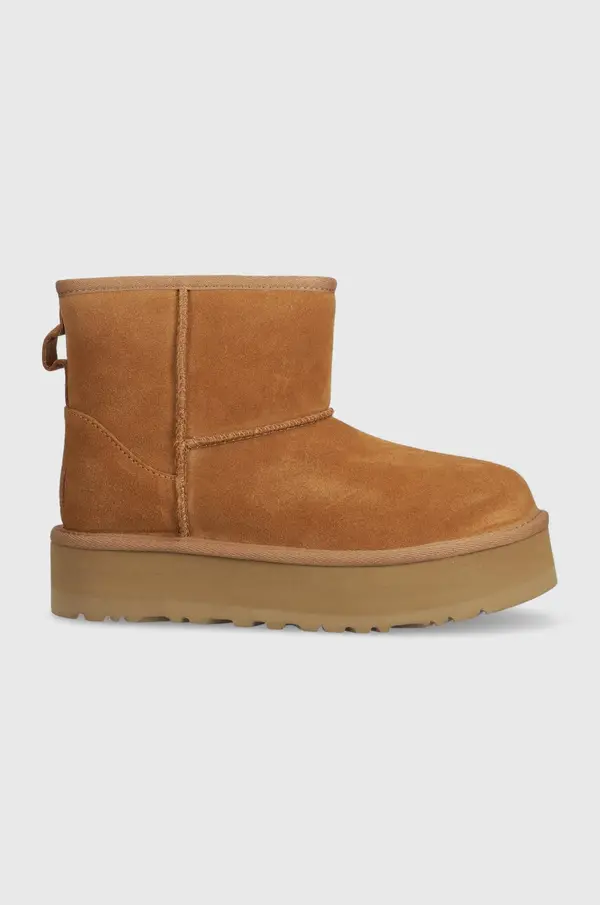 UGG Otroške snežke iz semiša UGG CLASSIC MINI PLATFORM