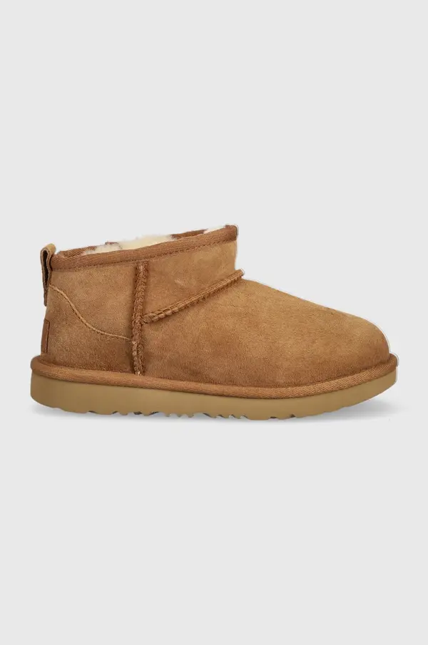 UGG Otroške snežke iz semiša UGG Classic Ultra Mini