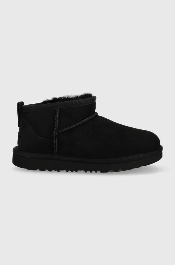 UGG Otroške snežke iz semiša UGG Classic Ultra Mini