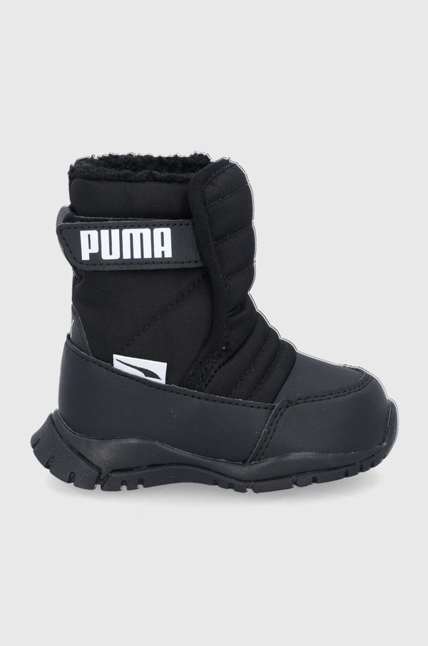 Puma Otroške snežke Puma Puma Nieve Boot Wtr Ac Inf črna barva
