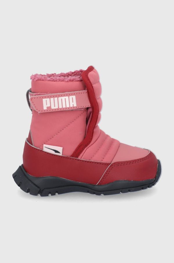 Puma Otroške snežke Puma Puma Nieve Boot Wtr Ac Inf roza barva