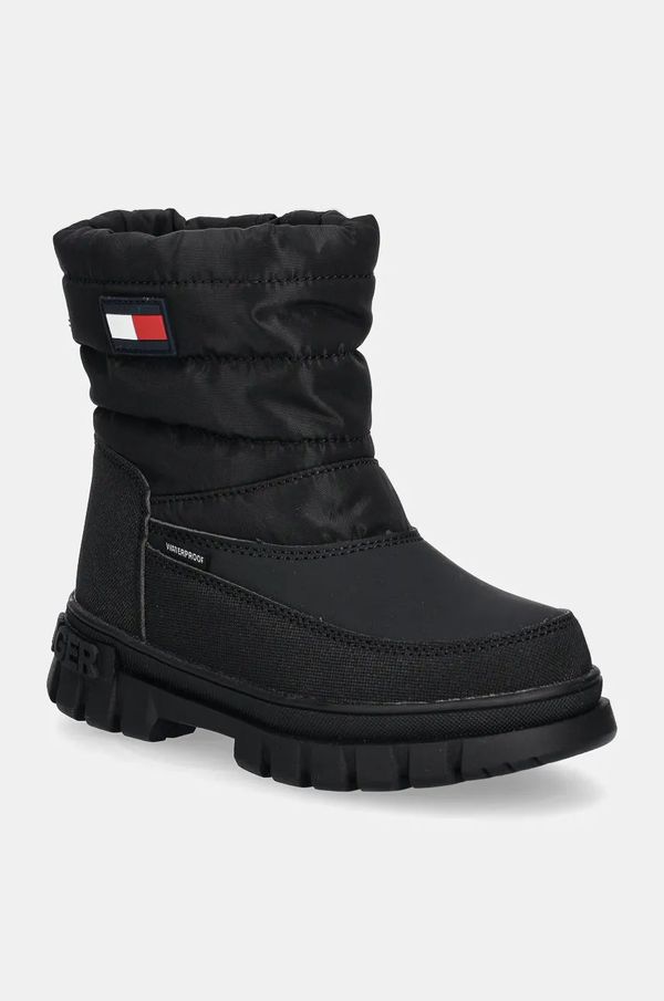 Tommy Hilfiger Otroške snežke Tommy Hilfiger črna barva, T3X5-33715