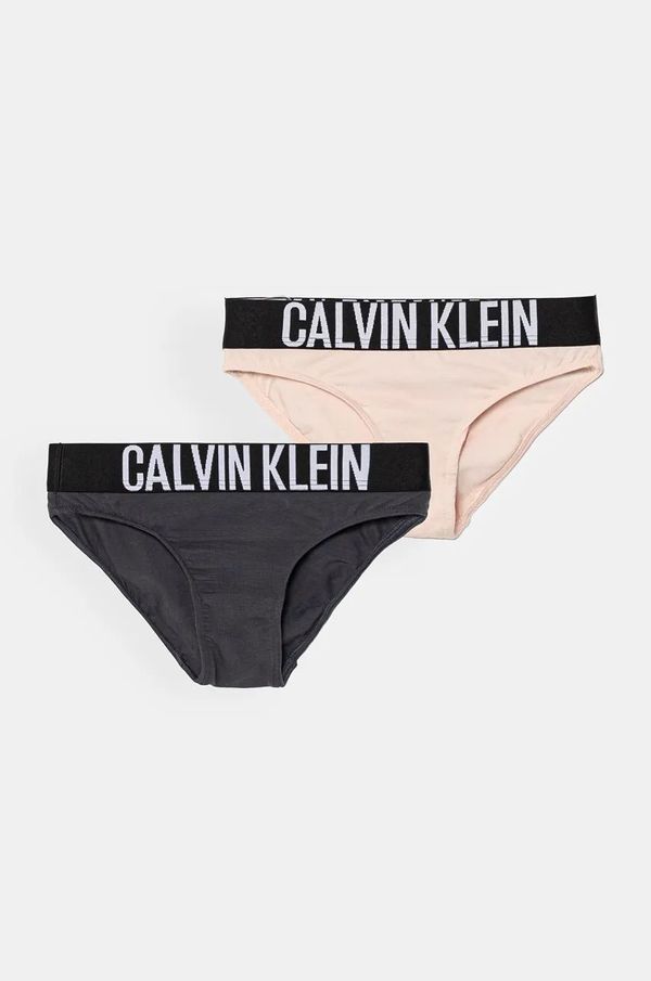 Calvin Klein Underwear Otroške spodnje hlače Calvin Klein Underwear 2-pack roza barva, G80G800701