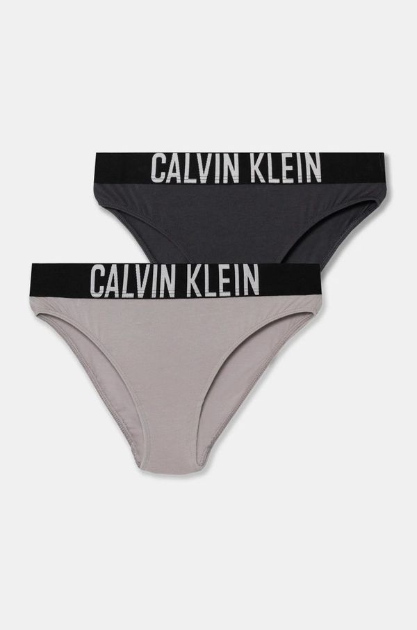 Calvin Klein Underwear Otroške spodnje hlače Calvin Klein Underwear 2-pack roza barva, G80G800701