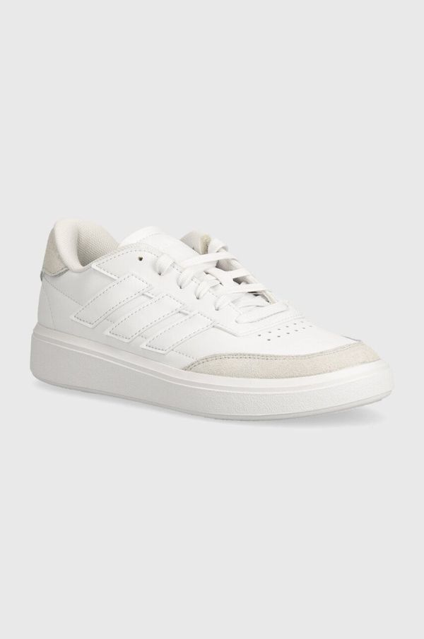 adidas Otroške superge adidas COURTBLOCK bela barva, ID6501