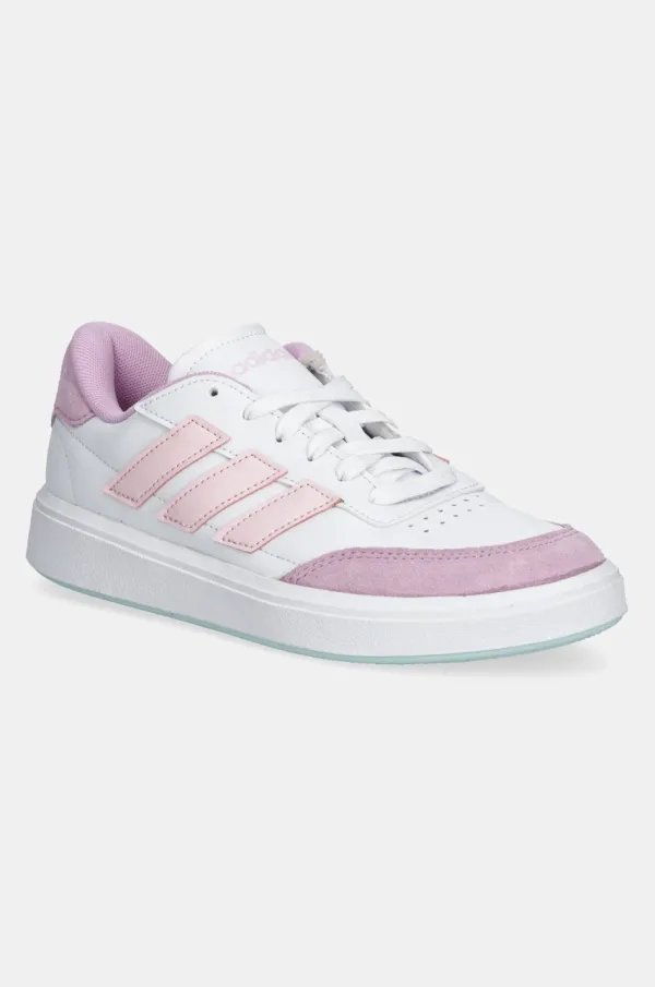 adidas Otroške superge adidas COURTBLOCK bela barva, JH8566
