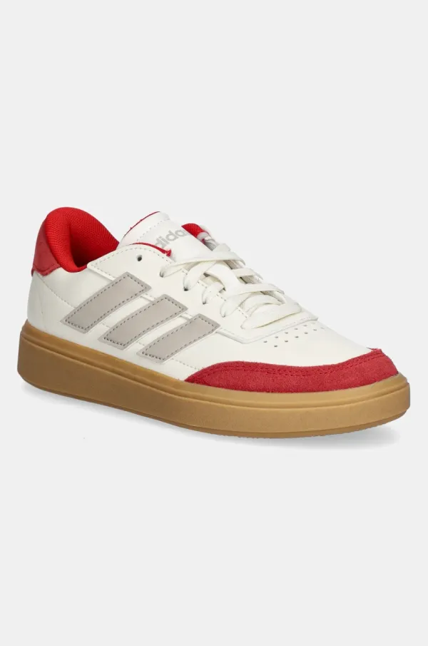 adidas Otroške superge adidas COURTBLOCK bež barva, JH8564