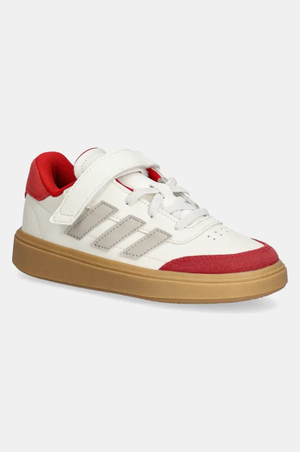 adidas Otroške superge adidas COURTBLOCK bež barva, JH8568
