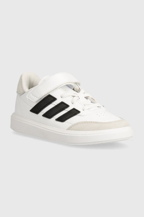 adidas Otroške superge adidas COURTBLOCK EL C bela barva, ID6506